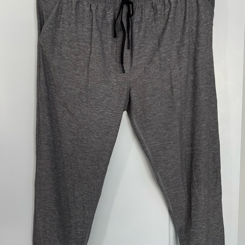 lululemon athletica Gray Track Pants with Tapered Ankle
